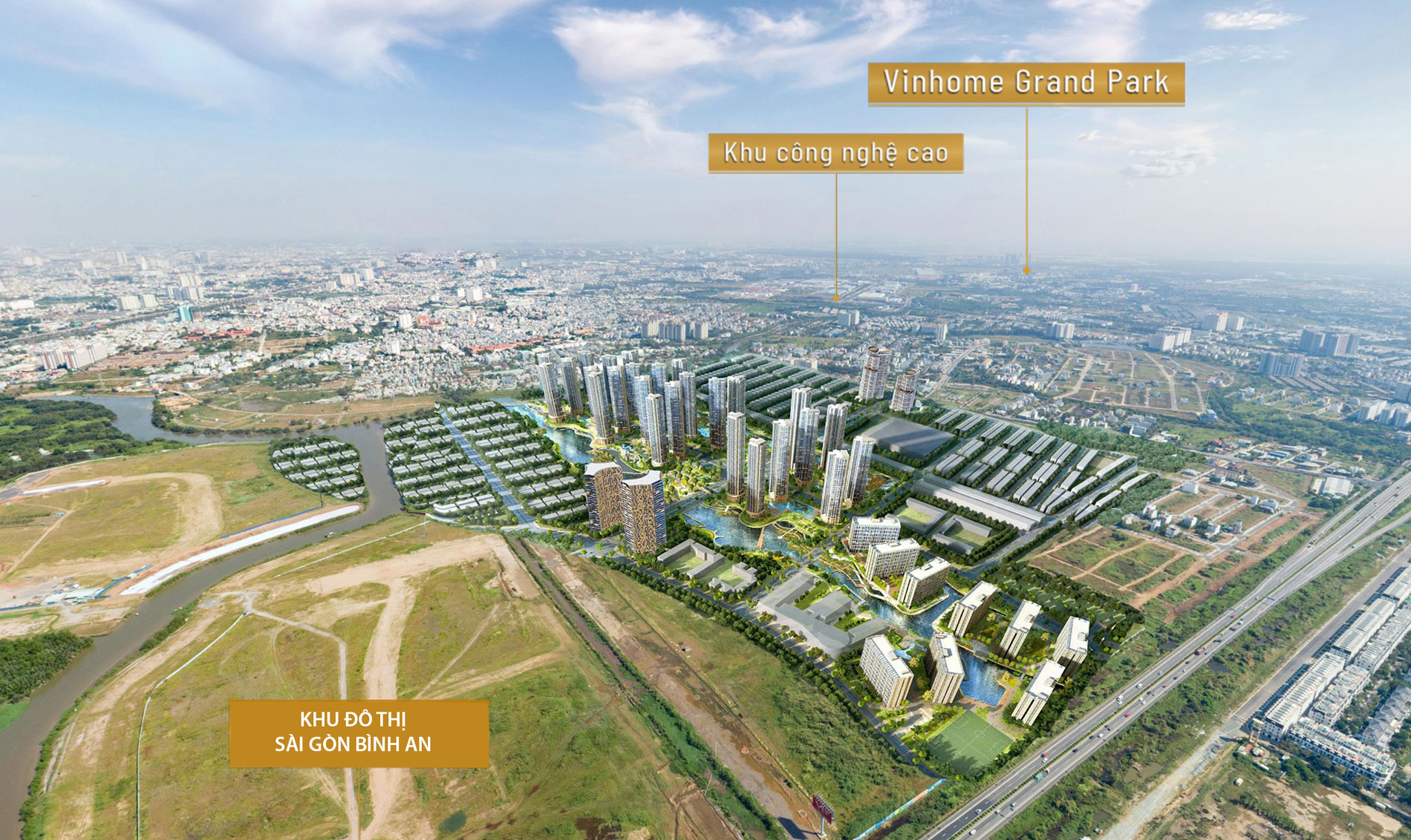 vị trí Dự án Sài Gòn Bình an