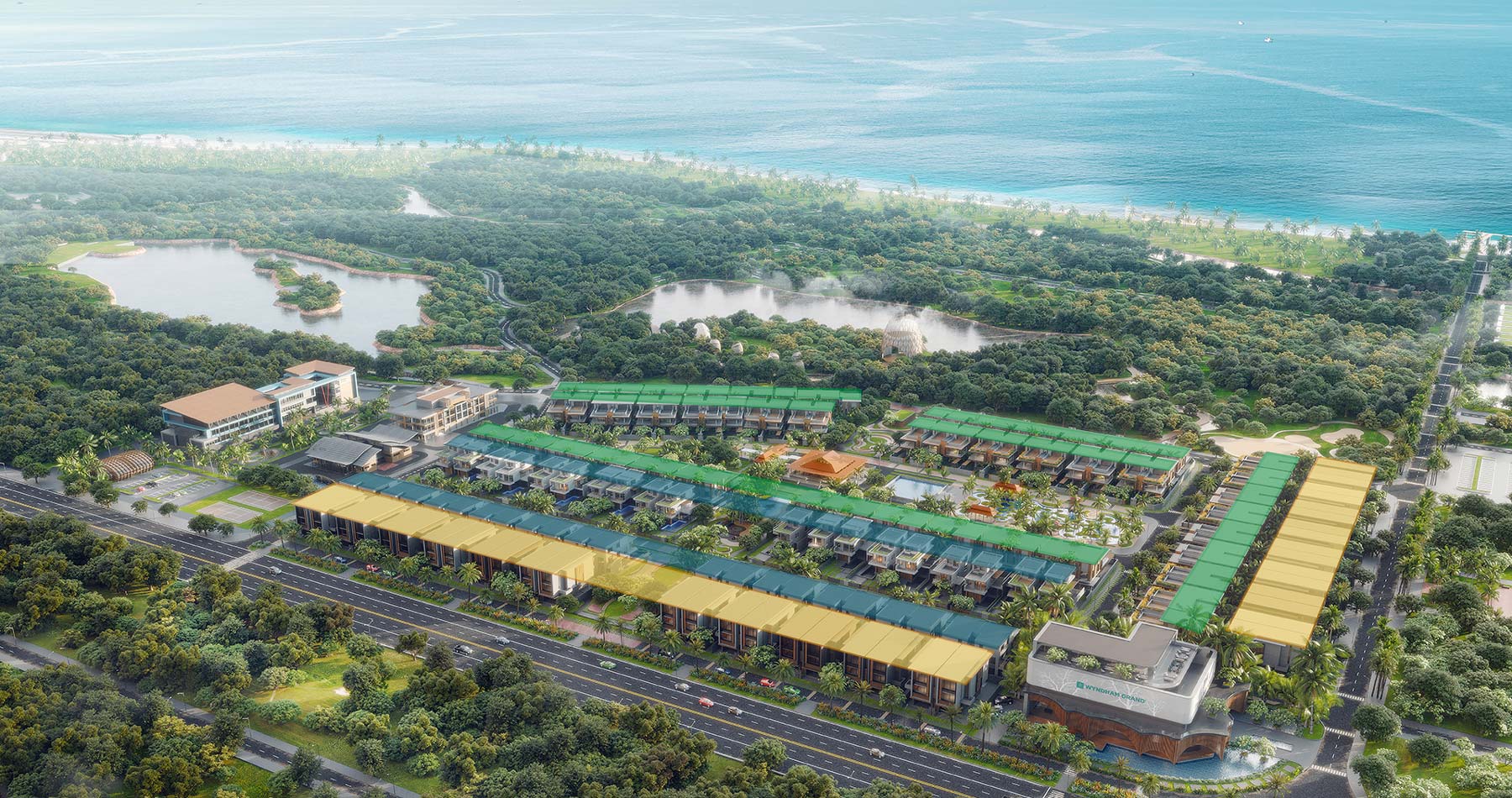 Phân khu A- Dự án Wyndham Grand Lagoona Bình Châu